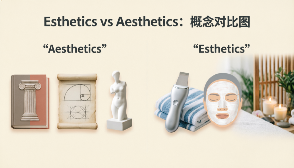 esthetics vs aesthetics