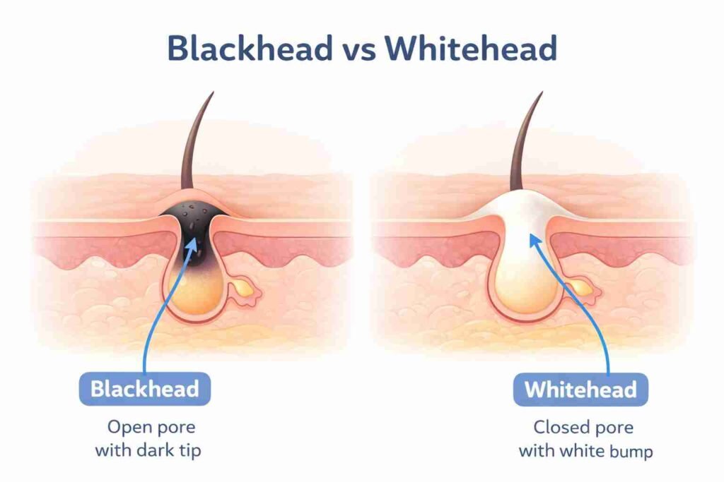 blackhead vs whitehead