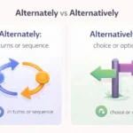 alternately vs alternatively