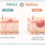 nodule vs papule