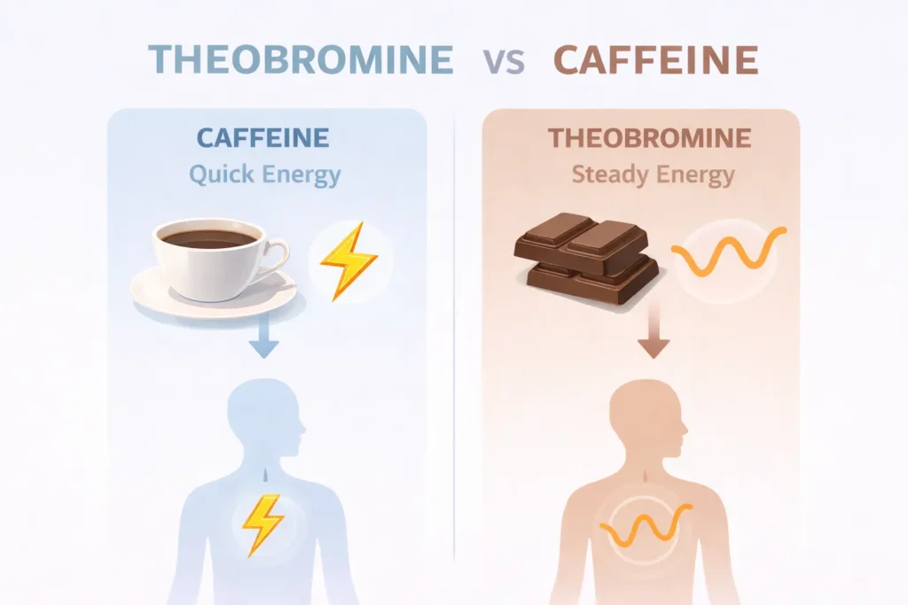 theobromine vs caffeine