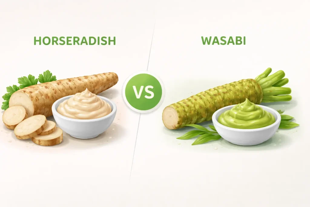 horseradish vs wasabi