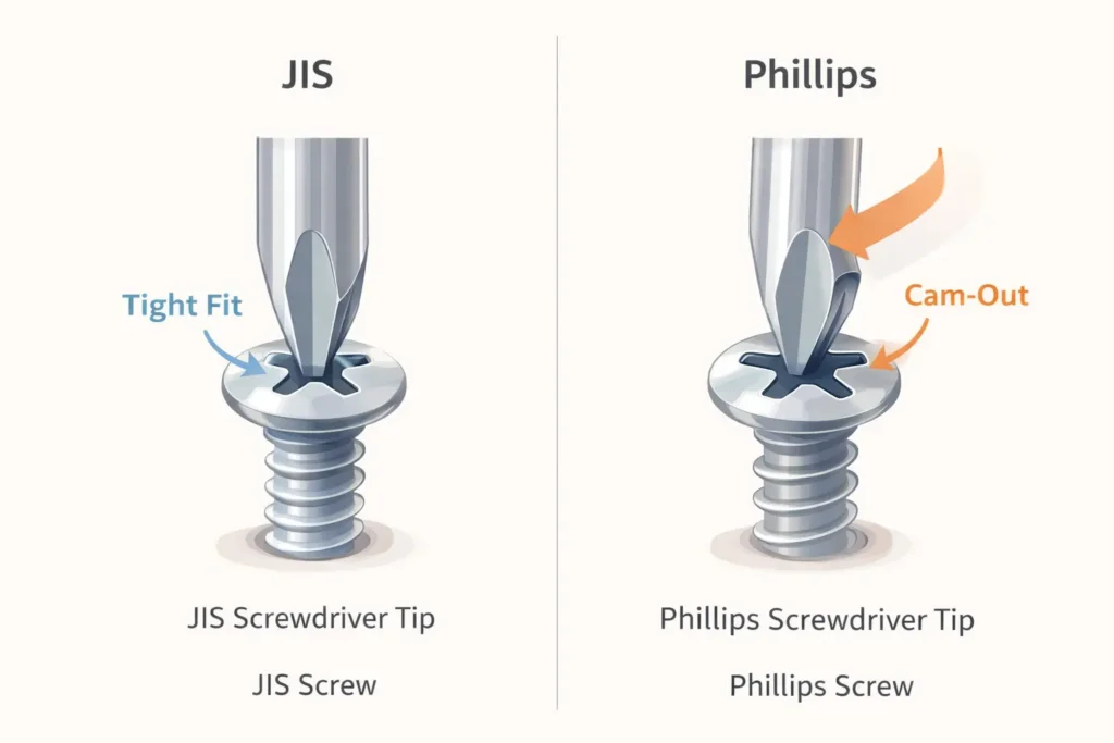 jis vs phillips
