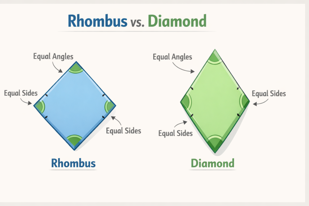 rhombus vs diamond