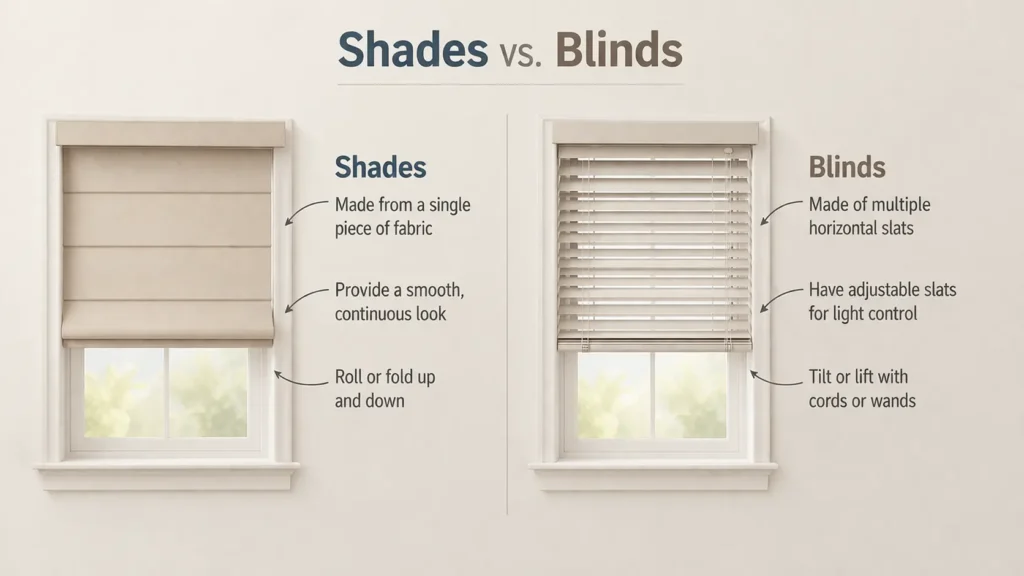 shades vs blinds