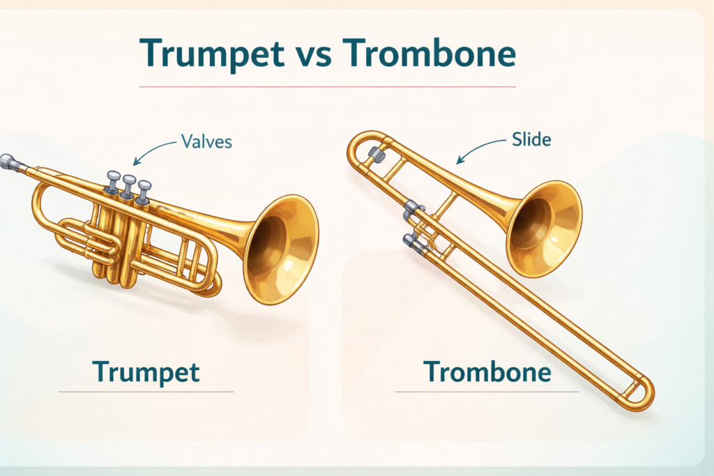 trumpet vs trombone