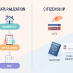 naturalization vs citizenship