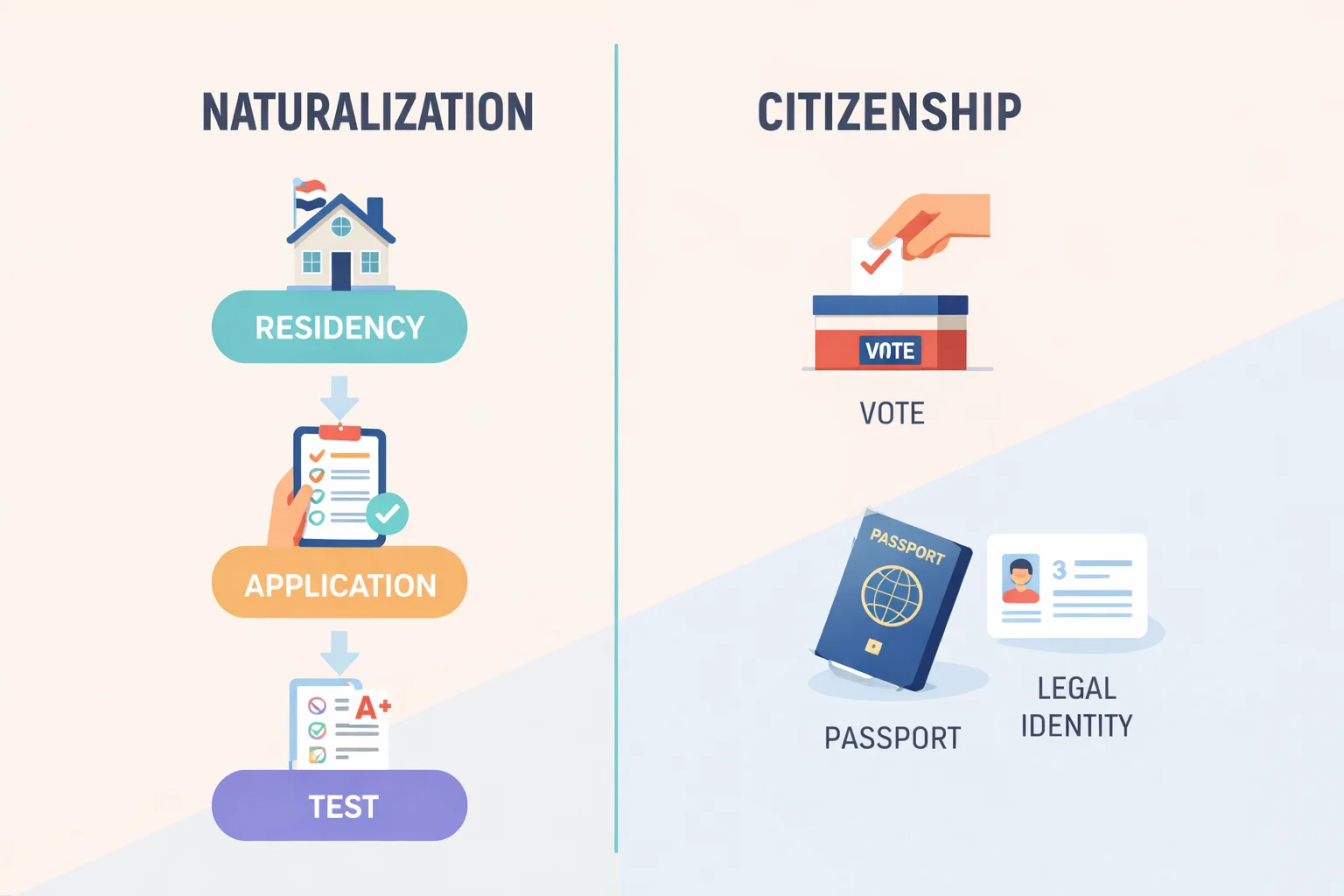 naturalization vs citizenship